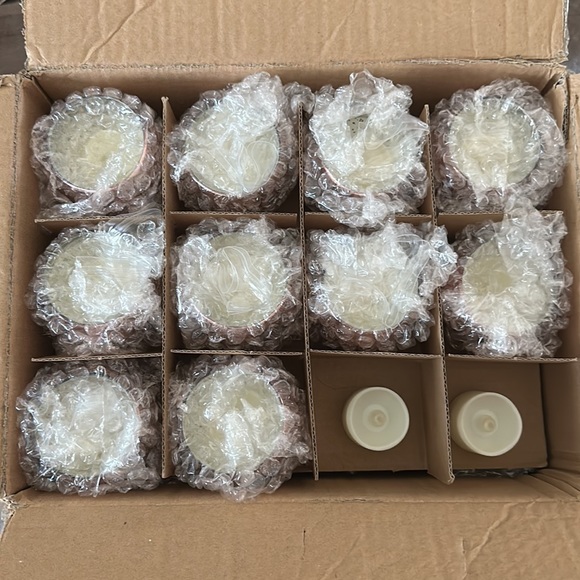 Rose gold tea light candle holders qty 22 - Picture 5 of 5